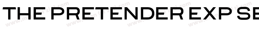 The Pretender Exp Serif字体转换
